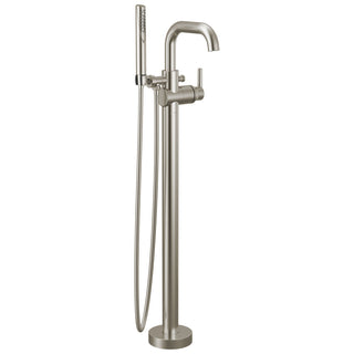 Floor Mount Tub Filler in Stainless