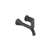 Single-handle Bathroom Faucet with Drain Assembly in Matte Black