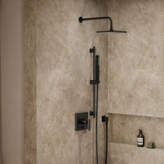 Honesty Rite-Temp Showering Kit in Matte Black | product photo