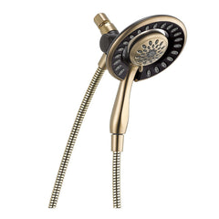 In2ition 2-in-1 Dual Hand Held Shower Head, 4-Spray Detachable Shower Head 1.75 GPM in Brilliance Champagne Bronze | product photo
