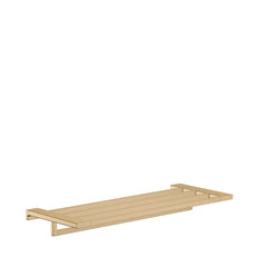 AddStoris Towel Rack with Towel Holder in Brushed Bronze | product photo