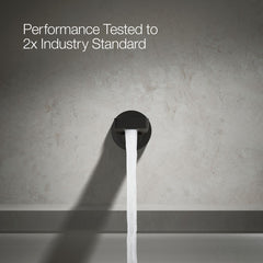 Composed Wall-Mount Tub Spout in Matte Black | product photo