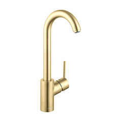 Talis S Single Handle Kitchen Faucet in Brushed Gold Optic | product photo