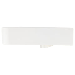 33" Burleson White Porcelain Rectangular Wall Bathroom Sink with Overflow | product photo