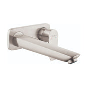 Talis E Wall Mounted Bathroom Faucet in Brushed Nickel