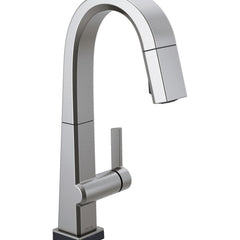 Pivotal Single Handle Pull Down Touch Bar Faucet in Arctic Stainless | product photo