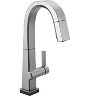 Pivotal Single Handle Pull Down Touch Bar Faucet in Arctic Stainless
