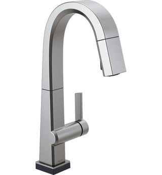 Pivotal Single Handle Pull Down Touch Bar Faucet in Arctic Stainless