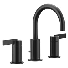 Cia Two-Handle Widespread Bathroom Faucet Trim Kit, Valve Required in Matte Black | product photo