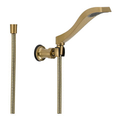 Dryden Single-Spray Wall Mount Hand Held Shower with Hose in Brilliance Champagne Bronze | product photo