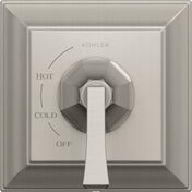 Memoirs Stately Rite-Temp Valve Trim with Deco Lever Handle