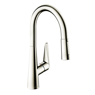 Talis S Pull Down Single Handle Kitchen Faucet with Magnetic Docking in Polished Nickel
