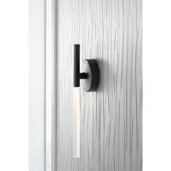 Kohler Components One-Light LED Sconce in Matte Black | product photo