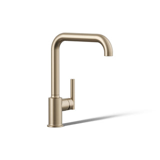 Purist Single-Hole Kitchen Sink Faucet with 8" Spout in Vibrant Brushed Bronze