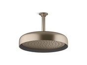 Statement 2.5 GPM Round 12 in. Rainhead with Katalyst Air-Induction Technology in Vibrant Brushed Bronze