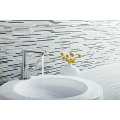 Arris Single Hole Bathroom Faucet with Drain Assembly in Chrome | product photo