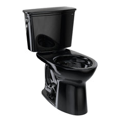 Drake® Two-Piece Elongated 1.28 GPF TORNADO FLUSH® Toilet in Ebony | product photo