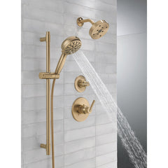 ProClean 7-Spray Hand Shower with Slide Bar, Handheld Shower with High Pressure Spray in Lumicoat Champagne Bronze | product photo