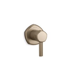 Occasion Transfer Valve Trim with Lever Handle in Brushed Bronze | product photo