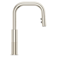 Pull Down Single Handle Kitchen Faucet in Polished Nickel | product photo
