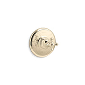 Artifacts Rite-Temp Valve Trim with Cross Handle in Gold