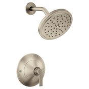 Doux Posi-Temp Pressure Balanced Shower Trim with Lever Handle, Valve Required in Brushed Nickel