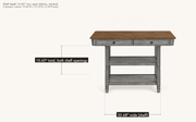 Detail | combined open-shelf clearance and shelf width