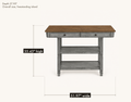 Dimensions | overall width, depth and height, shown as sold