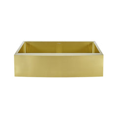 Farmhouse Kitchen Sink, Rivage, 36 x 21 Single Basin in Gold