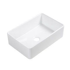 Farmhouse Kitchen Sink, Treviso, Single Bowl, Ceramic, 30 in, White