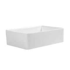 Farmhouse Kitchen Sink, Treviso, Single Bowl, Ceramic, 30 in, White