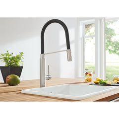 Concetto™ Pull Down Touch Single Handle Kitchen Faucet With Accessories in SuperSteel Infinity | product photo