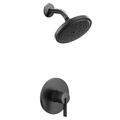 Cia Shower Faucet Trim Kit with Immersion in Matte Black | product photo