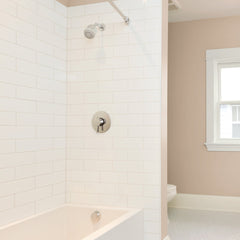 Clubmaster Pressure Balanced Shower Faucet with Rough-in Valve in Chrome | product photo