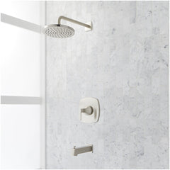 Sefina Pressure Balance Tub and Shower System, Brushed Nickel | product photo