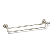 Artifacts Double 24" Wall Mounted Towel Bar in Vibrant Brushed Nickel