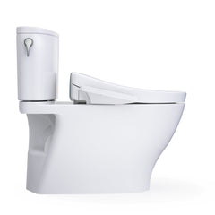 WASHLET®+ Nexus® Two-Piece Elongated 1.28 GPF Toilet with S2 Bidet Seat, Cotton White - MW4423346CEFG#01 | product photo
