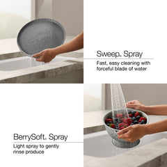 Kohler Artifacts Bar Faucet with Swing Spout and BerrySoft, MasterClean, and ProMotion | product photo
