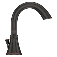Saxton Double Handle Widespread Bathroom Faucet with Drain Assembly in Tuscan Bronze | product photo
