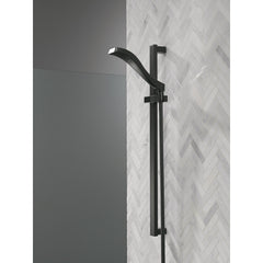 Dryden Single-Spray Slide Bar Hand Held Shower with Hose, Handheld Shower Head in Matte Black | product photo