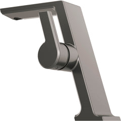 Pivotal Single Hole Bathroom Faucet with Drain Assembly and DIAMOND™ Seal Technology in Black Stainless | product photo