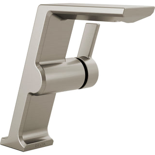 Pivotal Single Hole Bathroom Faucet with Drain Assembly and DIAMOND™ Seal Technology in Stainless