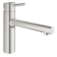 Concetto™ Pull Out Single Handle Kitchen Faucet in SuperSteel Infinity | product photo