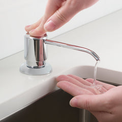 30-in Standart PRO Kitchen Sink Combo Set with Bolden Kitchen Faucet and Soap Dispenser in Chrome | product photo