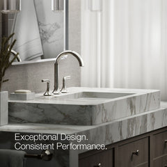 Kohler Occasion Single Hole Bathroom Faucet Spout in Vibrant Polished Nickel | product photo