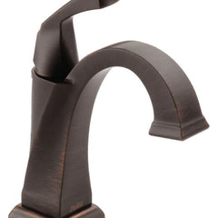 Dryden Single Hole Bathroom Faucet with Drain Assembly, Single Handle Bathroom Sink Faucet in Venetian Bronze | product photo