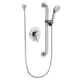 Commercial Handheld Shower Faucet with Slide Bar in Chrome