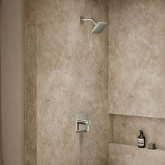 Parallel Shower Trim Set in Vibrant Polished Nickel | product photo