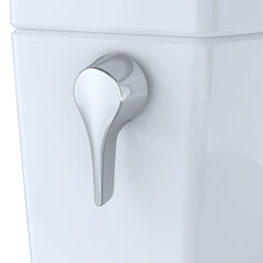 WASHLET 1.28 GPF Auto Flush Elongated Floor Mounted Two-Piece Toilet (Seat Included) in Cotton | detail photo