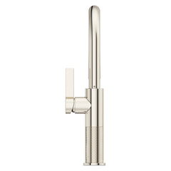 Pull Down Single Handle Kitchen Faucet in Polished Nickel | product photo